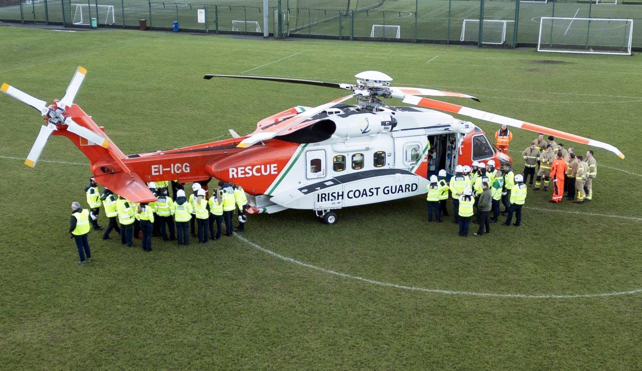 A ‘999 week’ in January introduced students to several agencies they will encounter during their careers, such as fire and rescue, the Coastguard, PSNI, Foyle Search and Rescue and other local volunteer agencies, to showcase the different specialties available.