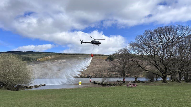 Wicklow Forest Fire Exercise (Pic: RTE)