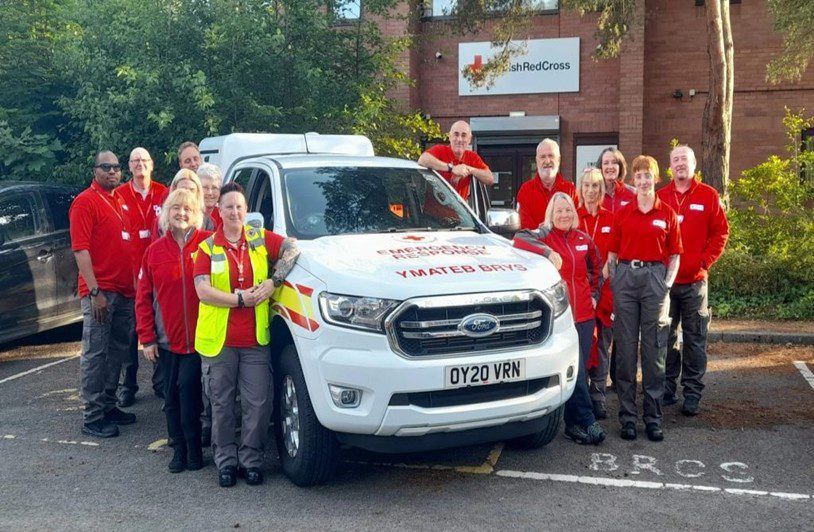 BRITISH RED CROSS IN PILOT PROJECT WITH FIRE SERVICE IN WALES